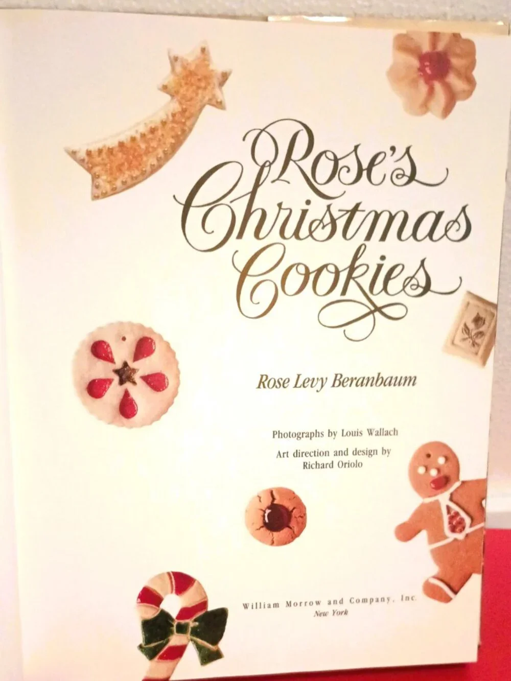 Vintage 1990 Rose's Christmas Cookies Book Recipes By Rose Levy Beranbaum